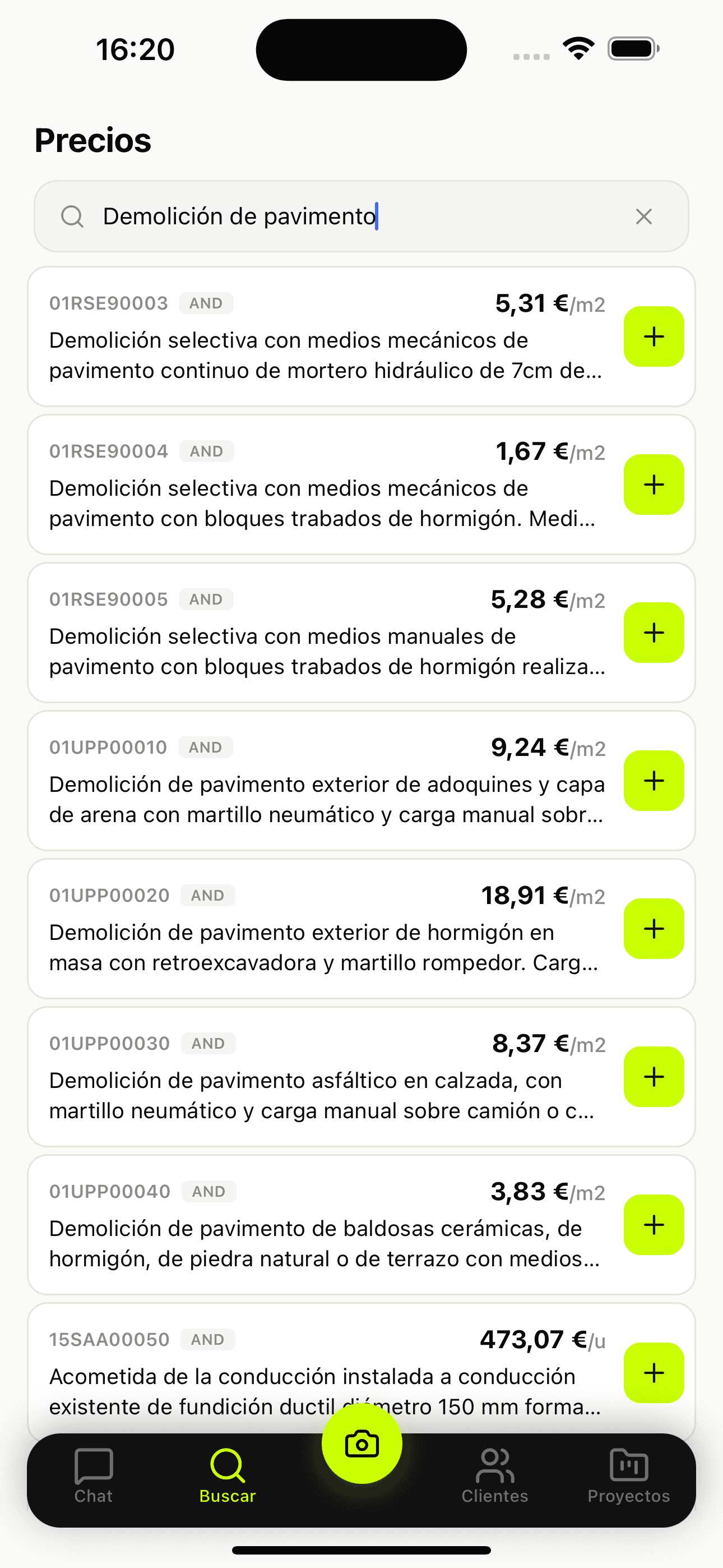 Precios